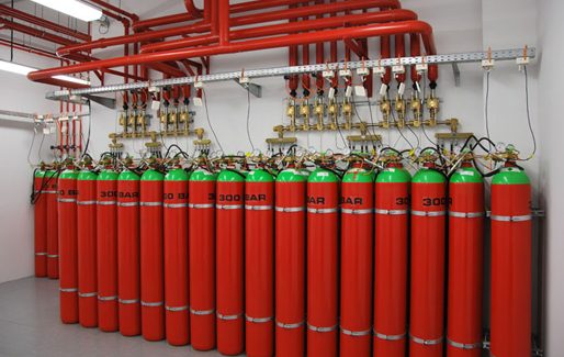 Inert Gas Fire Suppression System